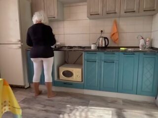 Milf spreads her big ass for anal sex video her son